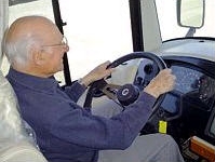 Customer then drives the motorcoach